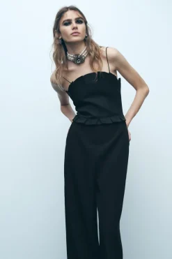 Best MONO CREPE PERNERA ANCHA Mujer Vestidos