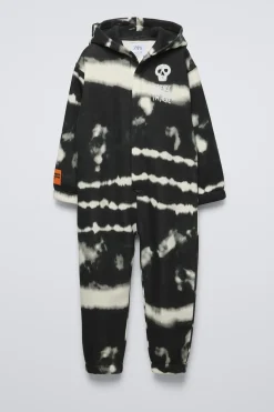 Niños ZARA 6 - 14 Años·Sudaderas|6 - 14 Años·Pantalones<MONO ESTAMPADO CALAVERA