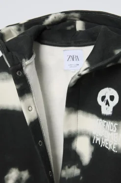 Niños ZARA 6 - 14 Años·Sudaderas|6 - 14 Años·Pantalones<MONO ESTAMPADO CALAVERA
