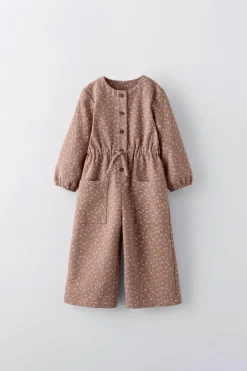 Niños ZARA 1½ - 6 Años·Vestidos / Petos|1½ - 6 Años·Pantalones<MONO ESTAMPADO FLORES