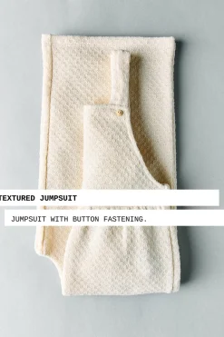 Niños ZARA 1½ - 6 Años·Vestidos / Petos|1½ - 6 Años·Pantalones<MONO ESTRUCTURA