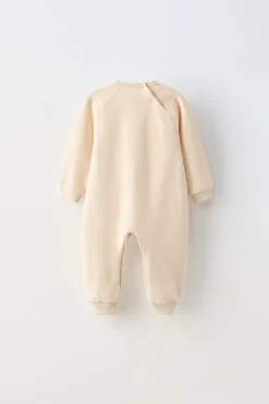 Niños ZARA 0 - 6 Meses·Ropa Interior / Pijamas|0 - 6 Meses·Homewear<MONO FELPA ESTAMPADO