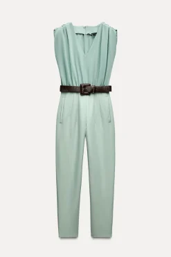 Outlet MONO FRUNCES HOMBROS CINTURÓN Mujer Vestidos