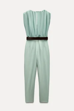 Outlet MONO FRUNCES HOMBROS CINTURÓN Mujer Vestidos