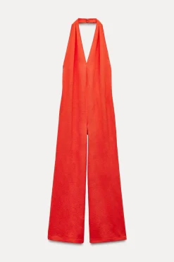 Discount MONO HALTER FLUIDO Mujer Vestidos