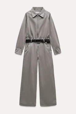 Clearance MONO LARGO CINTURÓN ZW COLLECTION Mujer Vestidos