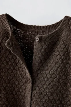 Niños ZARA 0 - 6 Meses·Punto|0 - 6 Meses·Básicos<MONO LARGO CON LANA