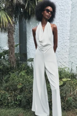 Sale MONO LARGO CREPE Mujer Vestidos