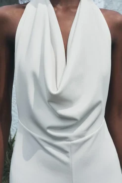 Sale MONO LARGO CREPE Mujer Vestidos