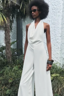 Sale MONO LARGO CREPE Mujer Vestidos