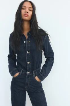 Outlet MONO LARGO DENIM TRF WIDE LEG Mujer Vestidos