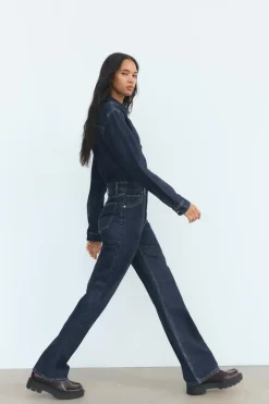 Outlet MONO LARGO DENIM TRF WIDE LEG Mujer Vestidos