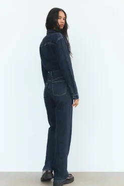 Outlet MONO LARGO DENIM TRF WIDE LEG Mujer Vestidos