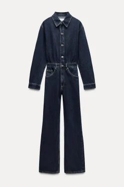 Outlet MONO LARGO DENIM TRF WIDE LEG Mujer Vestidos