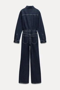 Outlet MONO LARGO DENIM TRF WIDE LEG Mujer Vestidos