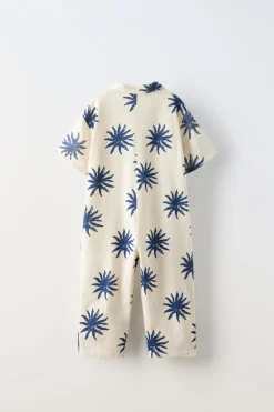 Niños ZARA 1½ - 6 Años·Pantalones|1½ - 6 Años·Pantalones / Leggings<MONO LARGO ESTAMPADO SOLES