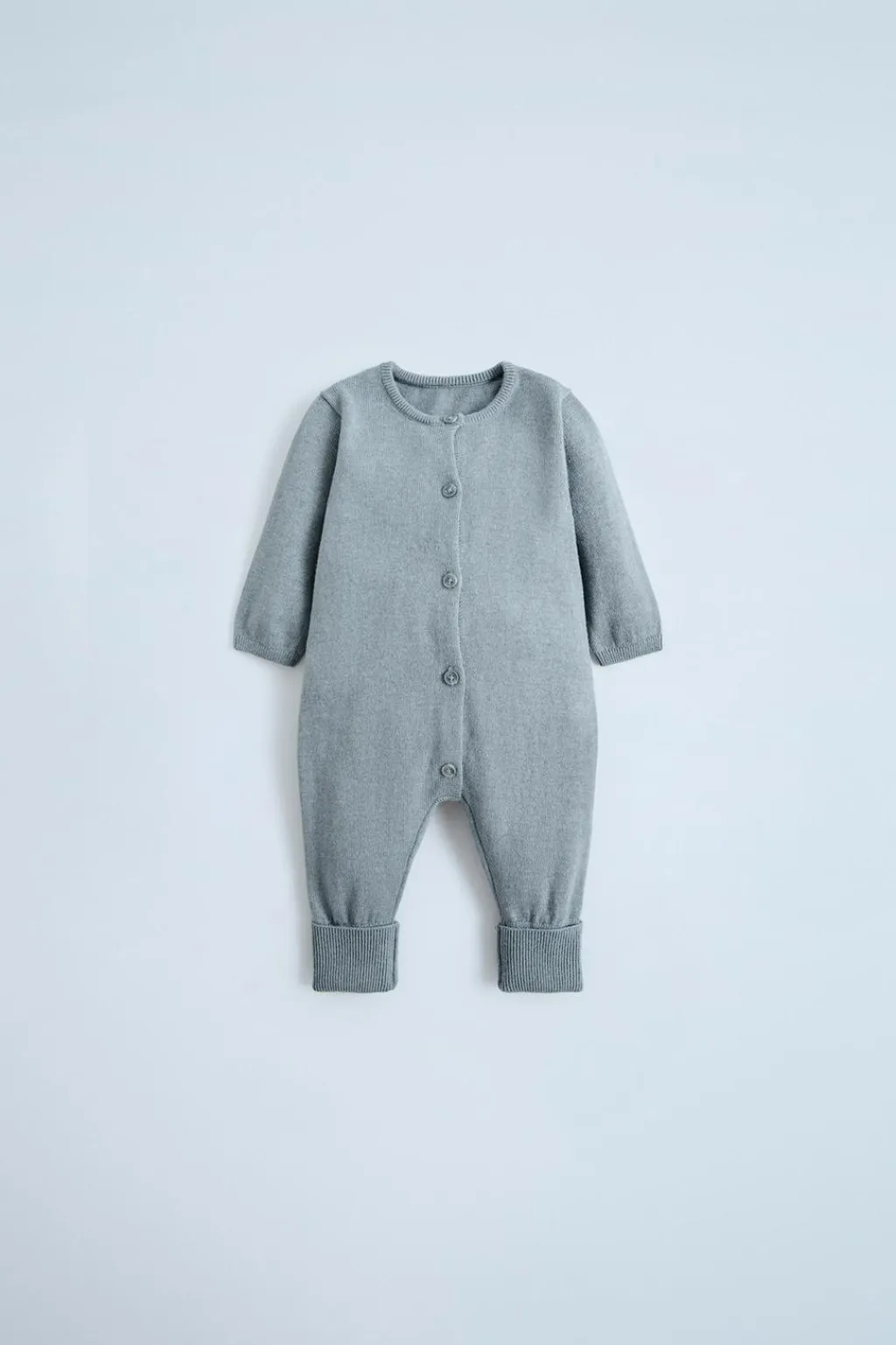 Niños ZARA 0 - 6 Meses·Punto|0 - 6 Meses·Básicos<MONO PUNTO ALGODÓN SEDA