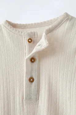 Niños ZARA 0 - 6 Meses·Ropa Interior / Pijamas|0 - 6 Meses·Homewear<MONO PUNTO POINTELLE