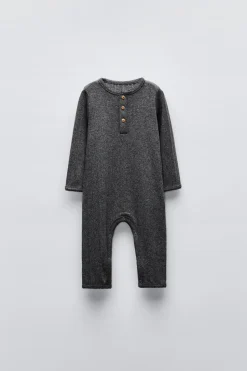Niños ZARA 0 - 6 Meses·Punto|0 - 6 Meses·Homewear<MONO PUNTO POINTELLE