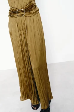 New MONO SATINADO HEBILLA Mujer Vestidos