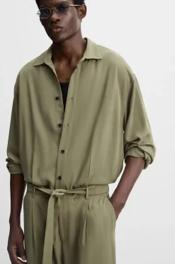 New MONO VISCOSA CINTURÓN Hombre Pantalones