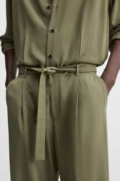 New MONO VISCOSA CINTURÓN Hombre Pantalones