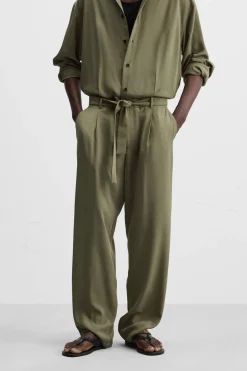 New MONO VISCOSA CINTURÓN Hombre Pantalones