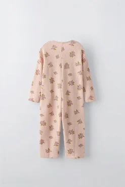 Niños ZARA 1½ - 6 Años·Vestidos / Petos|1½ - 6 Años·Pantalones<MONO WAFFLE FLORES