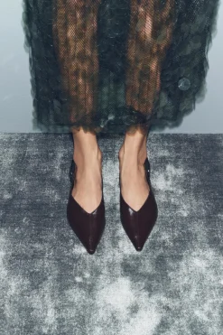 Outlet MULE PIEL HEBILLA Mujer Zapatos