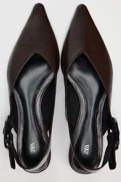 Outlet MULE PIEL HEBILLA Mujer Zapatos