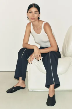 Outlet MULE PLANO PIEL Mujer Zapatos