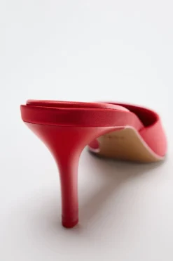 Fashion MULE TACÓN SATINADO Mujer Zapatos