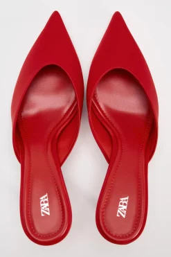 Fashion MULE TACÓN SATINADO Mujer Zapatos