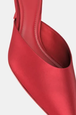 Fashion MULE TACÓN SATINADO Mujer Zapatos