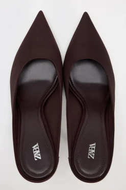 Fashion MULE TACÓN SATINADO Mujer Zapatos