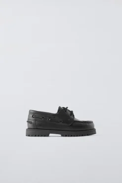 Niños ZARA 1½ - 6 Años·Zapatos|1½ - 6 Años·Zapatos<NAUTICO PIEL