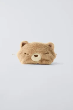 Niños ZARA 1½ - 6 Años·Accesorios|6 - 14 Años·Accesorios<NECESER OSITO EFECTO PELO