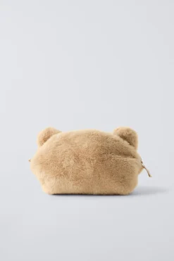 Niños ZARA 1½ - 6 Años·Accesorios|6 - 14 Años·Accesorios<NECESER OSITO EFECTO PELO