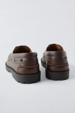 Niños ZARA 6 - 14 Años·Zapatos|6 - 14 Años·Zapatos<NÁUTICO PIEL