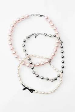 Outlet PACK 3 COLLARES PERLAS Mujer Accesorios / Bisuteria