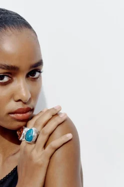 Online PACK ANILLOS METÁLICOS PIEDRAS Mujer Accesorios / Bisuteria