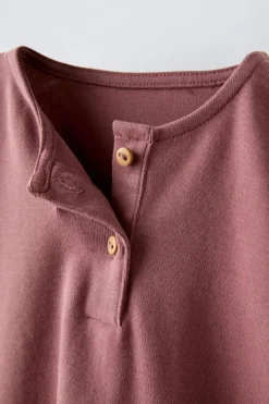 Niños ZARA 0 - 6 Meses·Camisetas|0 - 6 Meses·Leggings / Polainas<PACK CAMISETA Y JOGGER