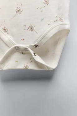 Niños ZARA 1½ - 6 Años·Ropa Interior / Calcetines|1½ - 6 Años·Ropa Interior / Calcetines<PACK CINCO BODIES DIENTES DE LEÓN