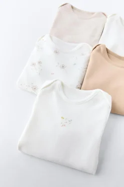 Niños ZARA 1½ - 6 Años·Ropa Interior / Calcetines|1½ - 6 Años·Ropa Interior / Calcetines<PACK CINCO BODIES DIENTES DE LEÓN