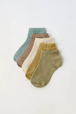 Niños ZARA 1½ - 6 Años·Ropa Interior / Calcetines|6 - 14 Años·Ropa Interior / Calcetines<PACK CINCO CALCETINES BAJOS