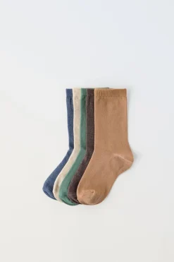 Niños ZARA 1½ - 6 Años·Ropa Interior / Calcetines|6 - 14 Años·Ropa Interior / Calcetines<PACK CINCO CALCETINES LARGOS