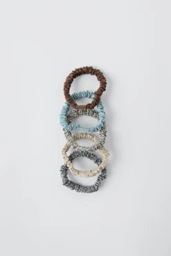 Niños ZARA 1½ - 6 Años·Accesorios|6 - 14 Años·Accesorios<PACK CINCO GOMAS ANIMAL PRINT