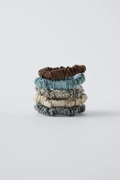 Niños ZARA 1½ - 6 Años·Accesorios|6 - 14 Años·Accesorios<PACK CINCO GOMAS ANIMAL PRINT