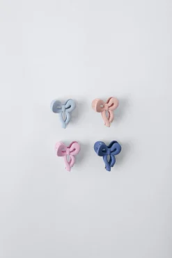 Niños ZARA 1½ - 6 Años·Accesorios|6 - 14 Años·Accesorios<PACK CUATRO PINZAS LAZOS
