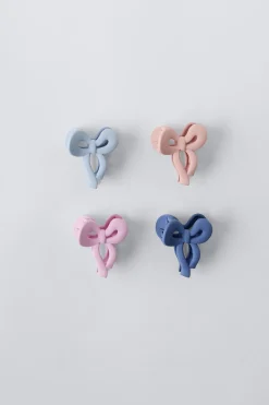 Niños ZARA 1½ - 6 Años·Accesorios|6 - 14 Años·Accesorios<PACK CUATRO PINZAS LAZOS